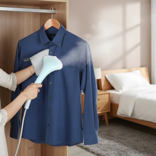 Ezymivs Heat-Resistant Garment Steamer Glove with Finger Loop, Anti Steam Protective Mitt