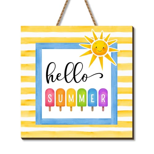Yarcooly Summer Beach Party Wooden Door Sign Decor