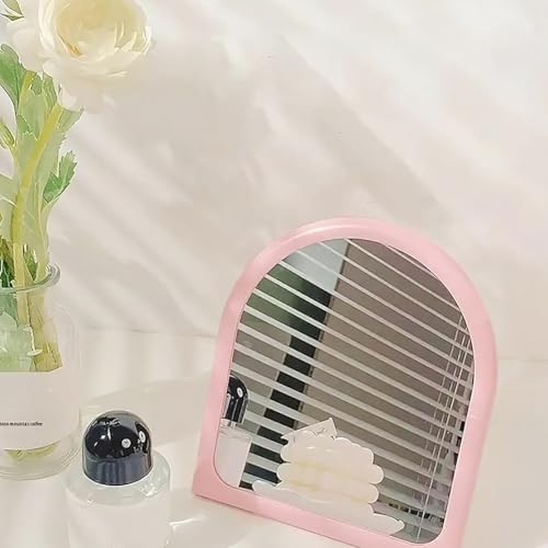 Arch Rainbow Makeup Mirror - Compact Foldable Vanity Mirror for Travel