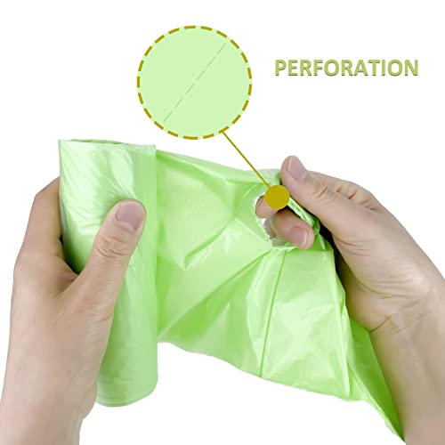 Biodegradable 4 Gallon Trash Bags - 100 Count Eco-Friendly Liners