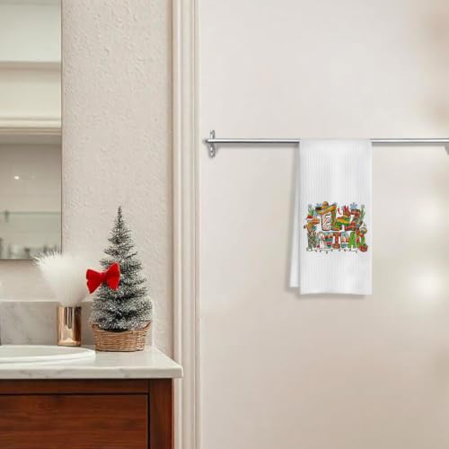 Christmas Kitchen Dish Towels 16x24 Inches - P- Christmas Towel