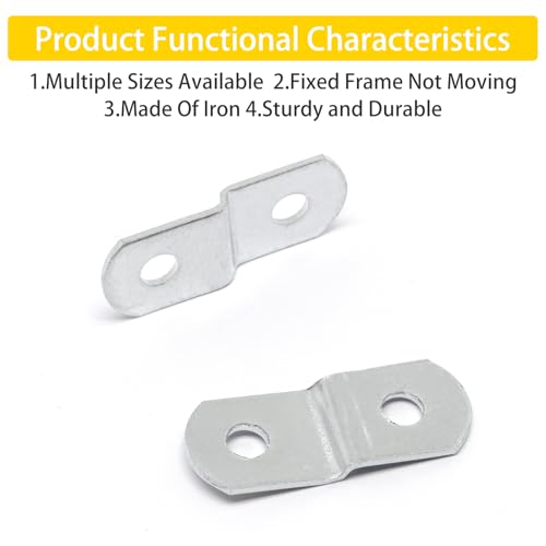 Z-Shape Offset Clips for Picture Framing - 20pcs with Screws