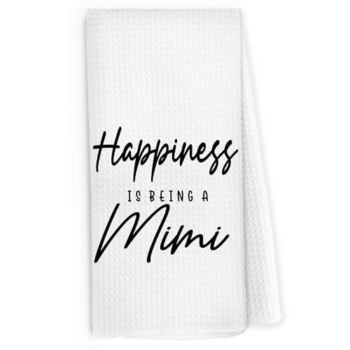 Pugwak Mimi Kitchen Dish Towel Decorative Hand Towel Gift for Grandma