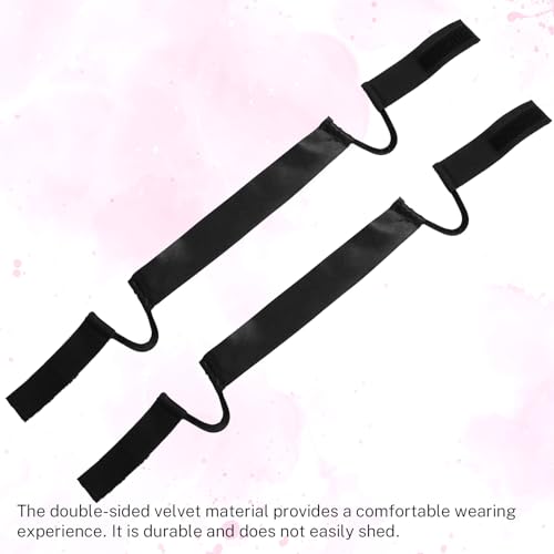 Ezymivs No-Slip Satin Wig Band for Lace Front with Ear Cut-Outs, 2-Pack