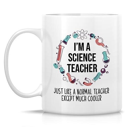 Retreez Funny Science Teacher Mug - White Ceramic Coffee Cup Gift - TCH015