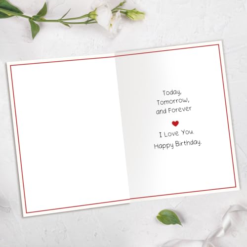 Romantic Birthday Card for Wife with Envelope | Heartfelt Wishes