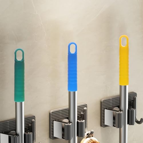 BESTYASH 4-Piece Mop Stick Handle Replacement Grips, Assorted Colors