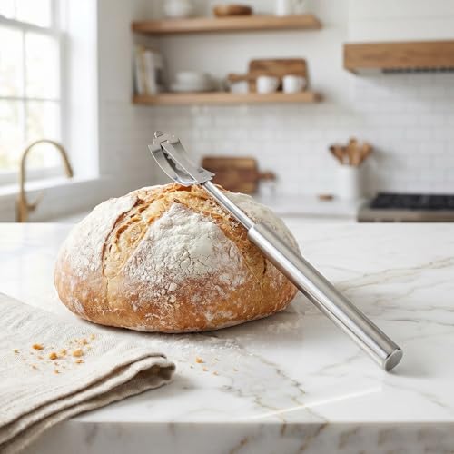 304 Stainless Steel Bread Lame with 10 Replacement Razor Blades