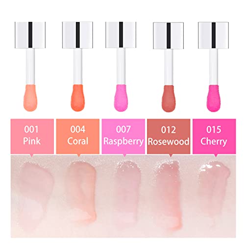 Gegong Hydrating Lip Glow Oil - 6ml Cherry Plumping Lip Gloss