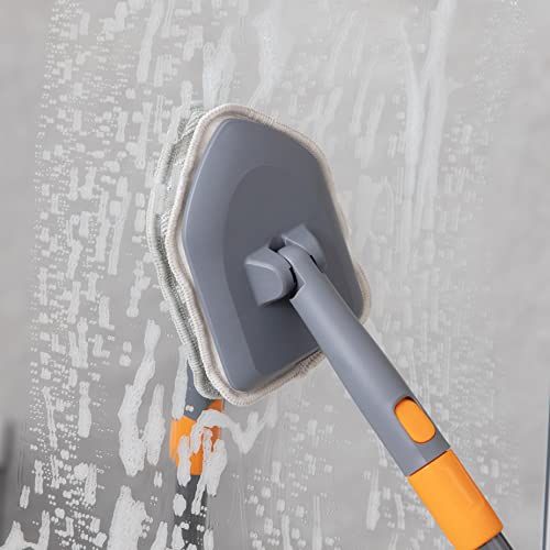 CLEANHOME Microfiber Replacement Pads - 3 Pack for Tub & Tile Scrubber Brushes