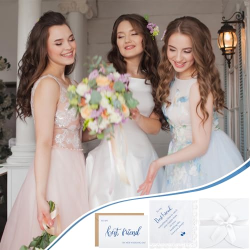Mindsoft 4-Piece Something Blue Bride Gift Set with Wedding Handkerchief