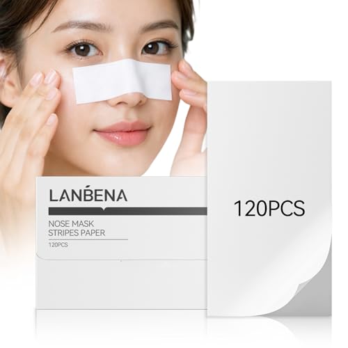 LANBENA Blackhead Removal Mask Strips Paper - 120 Pcs