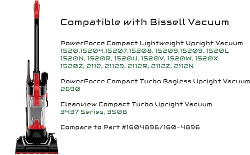 Bissell PowerForce Compact 3508 Replacement Filter Pack with Brush