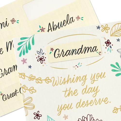 Personalized Mother's Day Card for Grandmother with Stickers