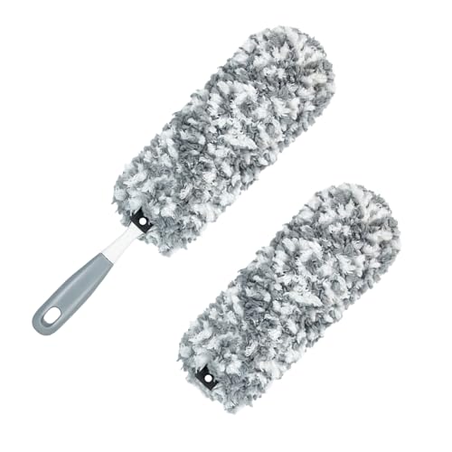 Microfiber Duster with Washable Head - 2 Pack for Home Cleaning