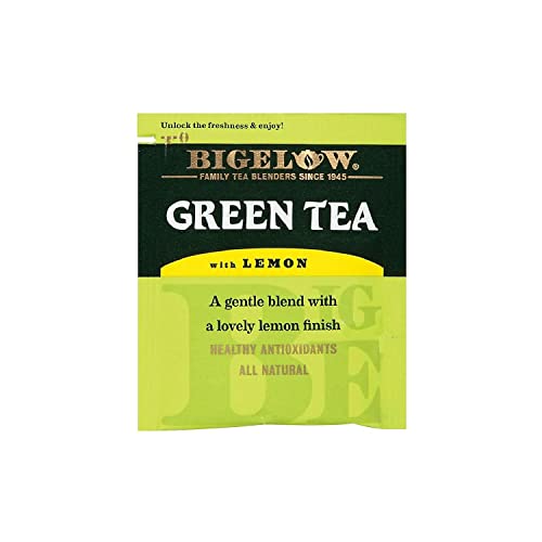 Bigelow Green Tea with Lemon - Smooth & Tangy Flavor, 28 Bags
