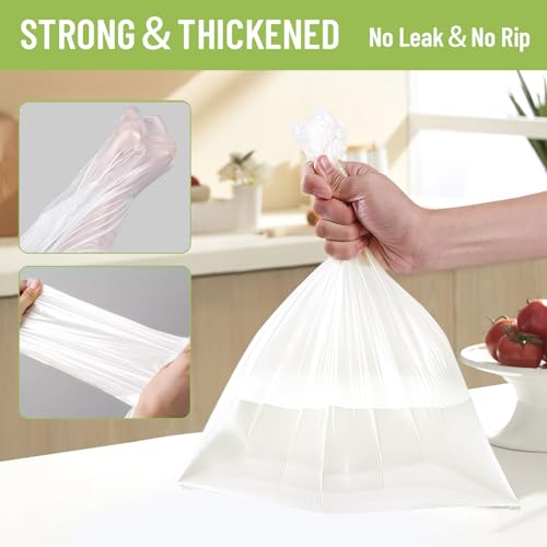 LimonLaviu 4 Gallon Trash Bags - 100ct Leak-Proof Liners for Home