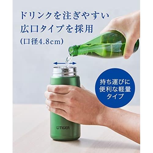 Tiger MTA-T150WK Thermos Flask, 50.9 fl oz (1,500 ml), Vacuum Insulated Carbonated Bottle, Stainless Steel, Beer OK, Cold Retention, Portable