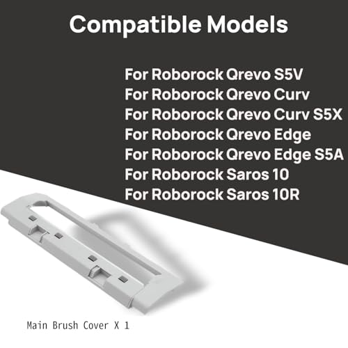 Main Brush Cover for Roborock Qrevo & Saros Robot Vacuums