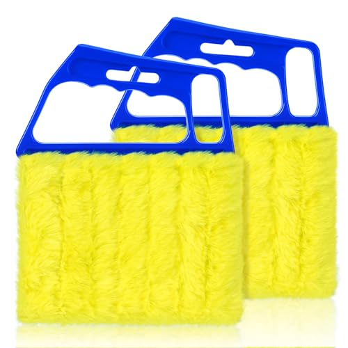 EVEPRUS Blind Cleaner Duster Tool - 2PCS Washable Microfiber for Vents & Blinds