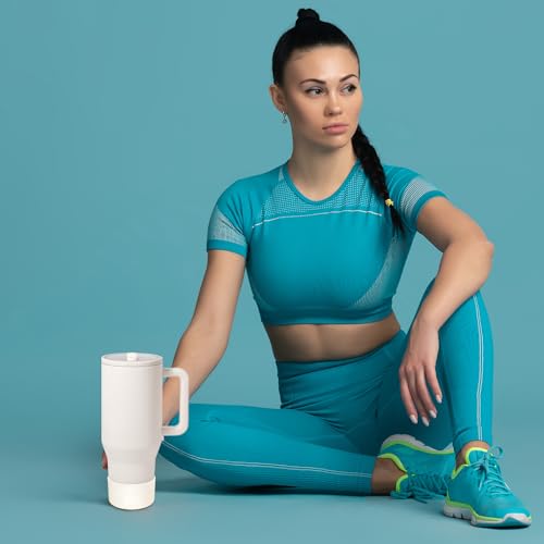 2PCS Glitter Silicone Boot for Hydrojug Traveler 40 oz, Anti-Slip Protective Sleeve for Hydrojug Stainless Steel Tumbler, Bottom Cover Base Accessories