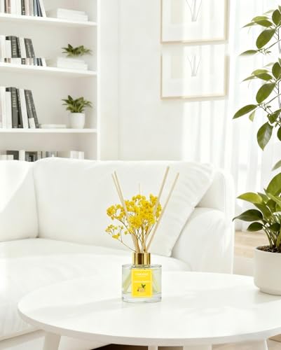 Caokaasm Lemon Verbena Reed Diffuser Set - 3.38 fl oz Home Fragrance
