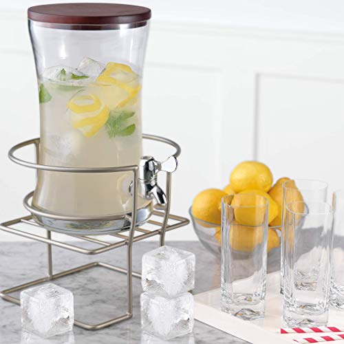 Tovolo Colossal Square Ice Cube Mold - 2 Inch Giant Silicone Tray (Pack of 2)