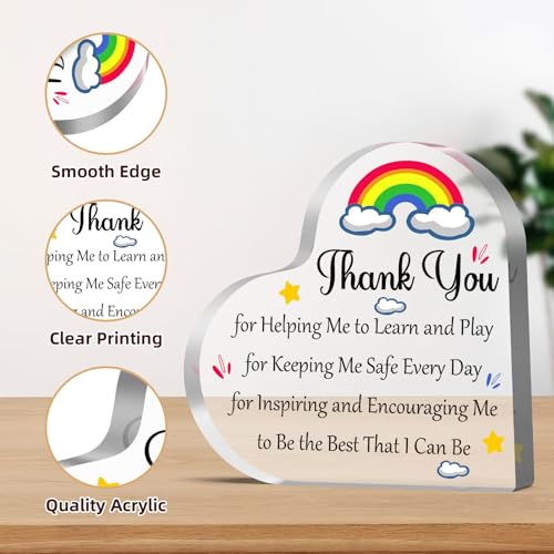 Thoughtful Teacher Appreciation Gift - Keepsake Desk Sign