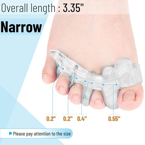 Dr. JK Gel Toe Separator & Bunion Corrector for Hammer Toes - 1 Pair