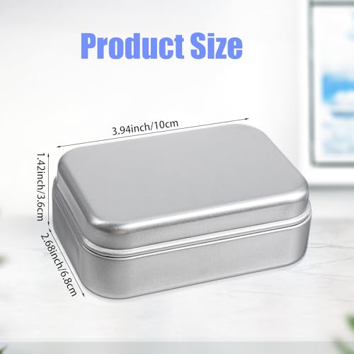 2-Pack Stainless Steel Travel Soap Cases with Draining Layer