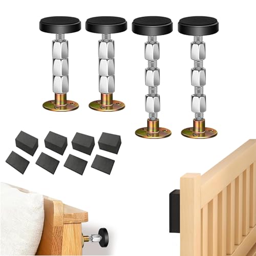 Adjustable Bed Frame Headboard Stoppers - Anti-Shake Wall Protection Tool