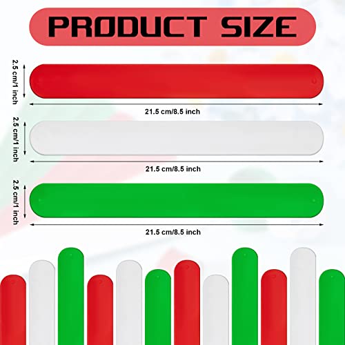 Charniol 12-Piece Silicone Gift Wrapping Paper Roll Holders - Red, Green, White