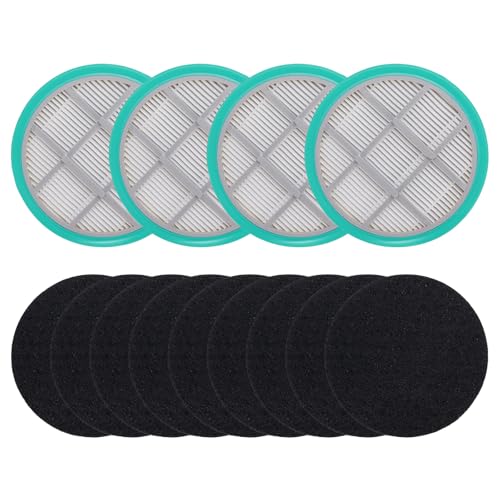 8VR HEPA Filter Sponge Replacement for Pet Grooming Kit - 4 Filters & 8 Sponges
