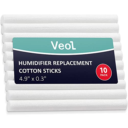 Humidifier Filter Replacement Sticks - 10 Pack Cotton Sponges
