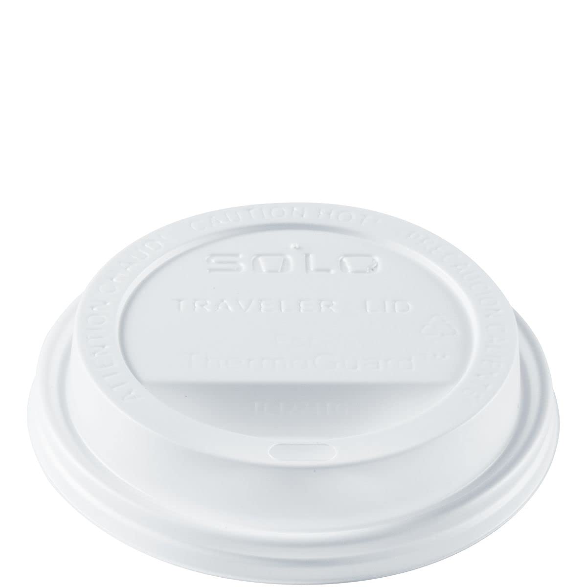 Lids for ThermoGuard, White Traveler, 1200ct for 12oz - 24oz