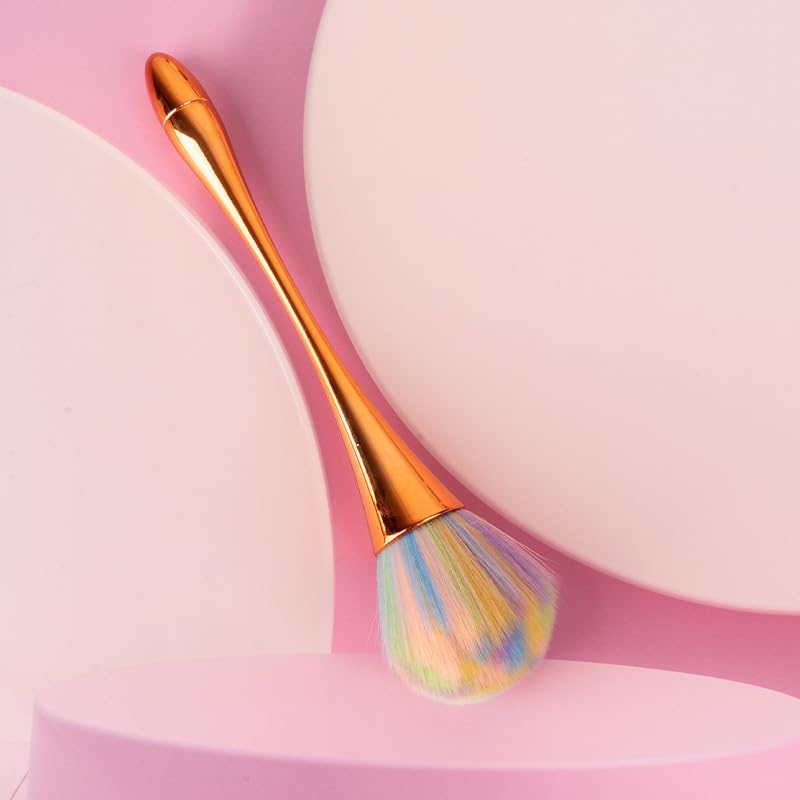 Rainbow Makeup Brush Soft Powder and Foundation Blending Face Brush