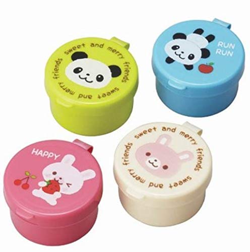 Torune Bento Condiment Containers Set - 8 Mini Animal Cups