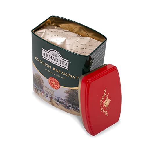 Ahmad Tea English Breakfast Caddy Gift Tin, 100g
