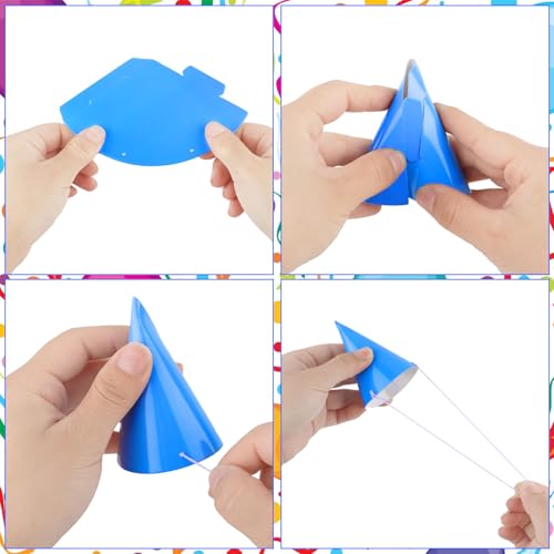 10 Pcs Colorful Mini Party Hats for Stuffed Animals
