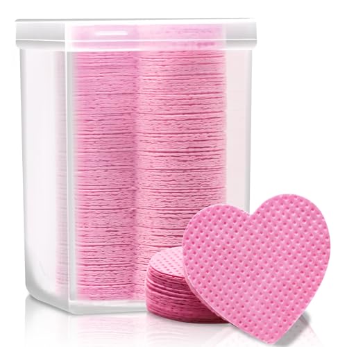 Embagol Lint Free Eyelash Extension Glue Wipes 200 PCS Pink