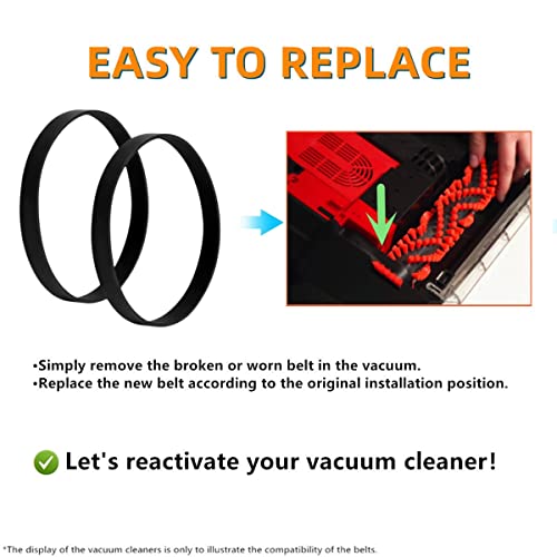 Replacement Pump Belts for Bissell ProHeat & DeepClean Vacuums (2-Pack)