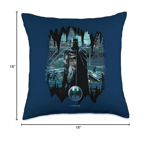 Batman Solo Cave Throw Pillow