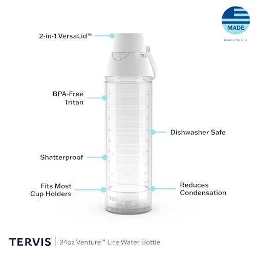 Tervis Venture Lite Peanuts - Beagle Scouts Camping Collage Made in USA Double Walled Insulated Tumbler Travel Cup Keeps Drinks Cold & Hot, 24oz Water Bottle, Classic