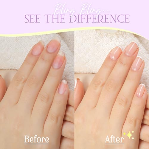 SALVMARY Nail Shine Buffer Block 2-Pack - 400/3000 Grit Nail Polisher