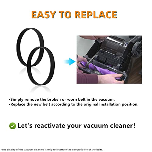 Replacement Vacuum Belts for Hoover Elite Upright - 2 Pack (38528027)