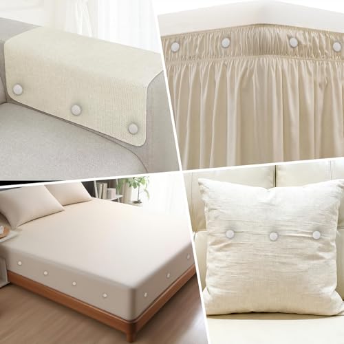 Light Grey Upholstery Twist Pins - 12 Pack for Slipcovers & Bed Skirts
