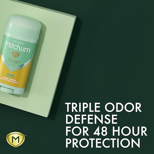 Mitchum Women Invisible Solid Antiperspirant Deodorant, Pure Fresh, 2.7 oz