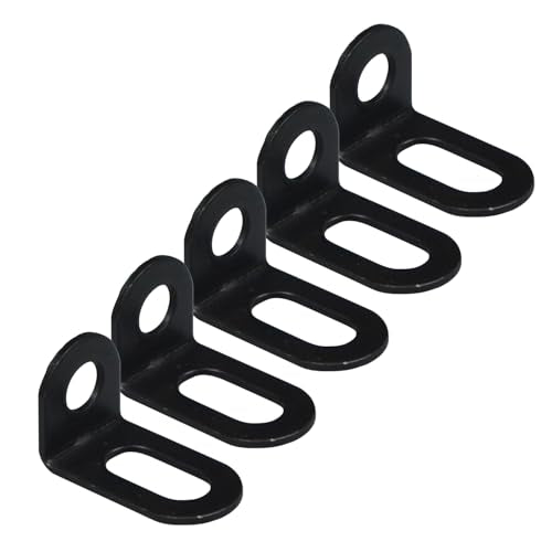 5 Stainless Steel L Brackets 18x20x31mm for Furniture & Shelves
