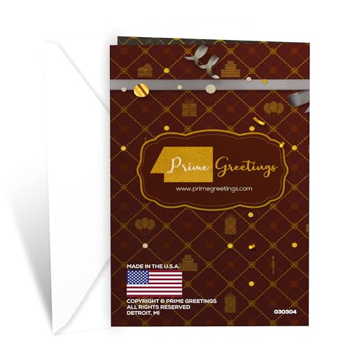 Premium American-Made Dad Birthday Card with Envelope & Eco-Friendly Stock