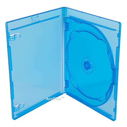 AcePlus Blu-ray Triple 3-Disc Replacement Case, 12mm Standard Thickness